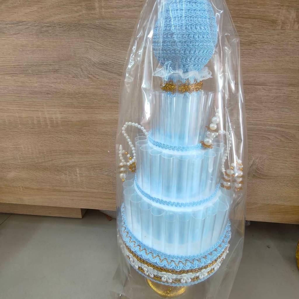 พุ่มกฐิน ต้นกฐิน ต้นผ้าป่า งานสวย สำหรับงานบุญกฐิน ทอดผ้าป่า ใส่ธนบัตรได้ 60 ใบ ราคาชุดละ