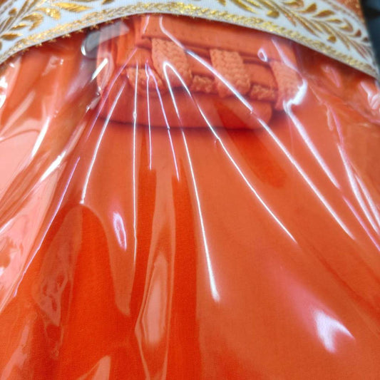 ผ้าไตรครอง 5 ขันธ์ มัสลิน เนื้อดี ขนาด 1.90 ม. งานตัดเย็บปราณีต ราคาชุดละ