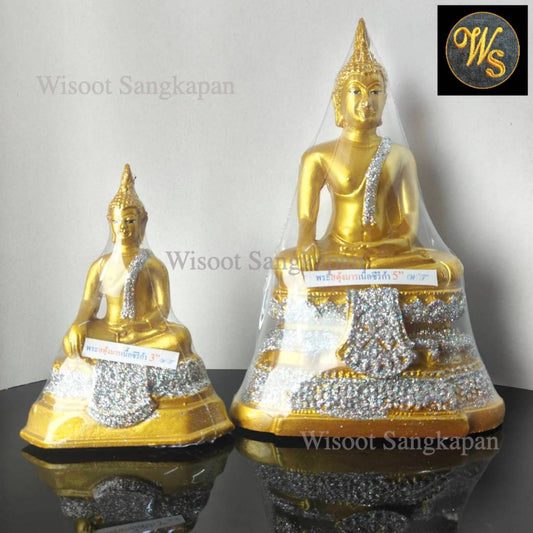 พระประจำวัน งานเรซิ่น ปางมารวิชัย พระสดุ้งมาร 3/5 นิ้ว งานสวย
