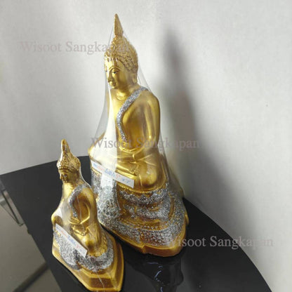 พระประจำวัน งานเรซิ่น ปางมารวิชัย พระสดุ้งมาร 3/5 นิ้ว งานสวย